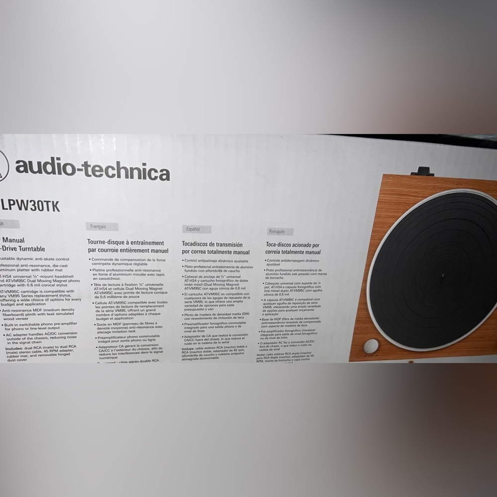 Audio-technica AT-LPW30TK